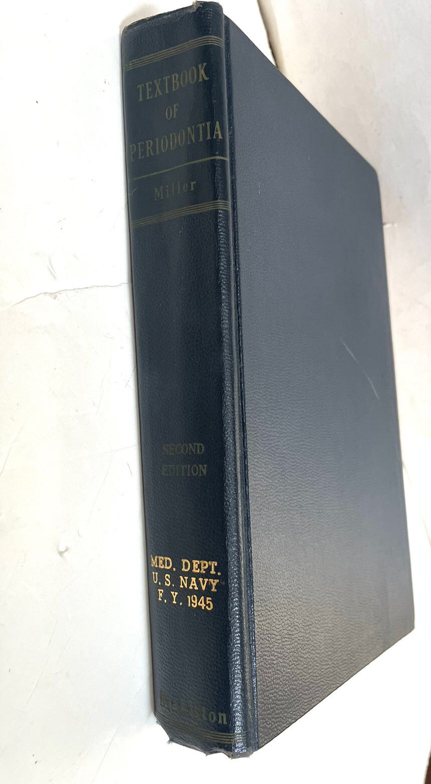 Textbook of Periodontia By Samuel Charles Miller 1944 HC 2nd Edition
