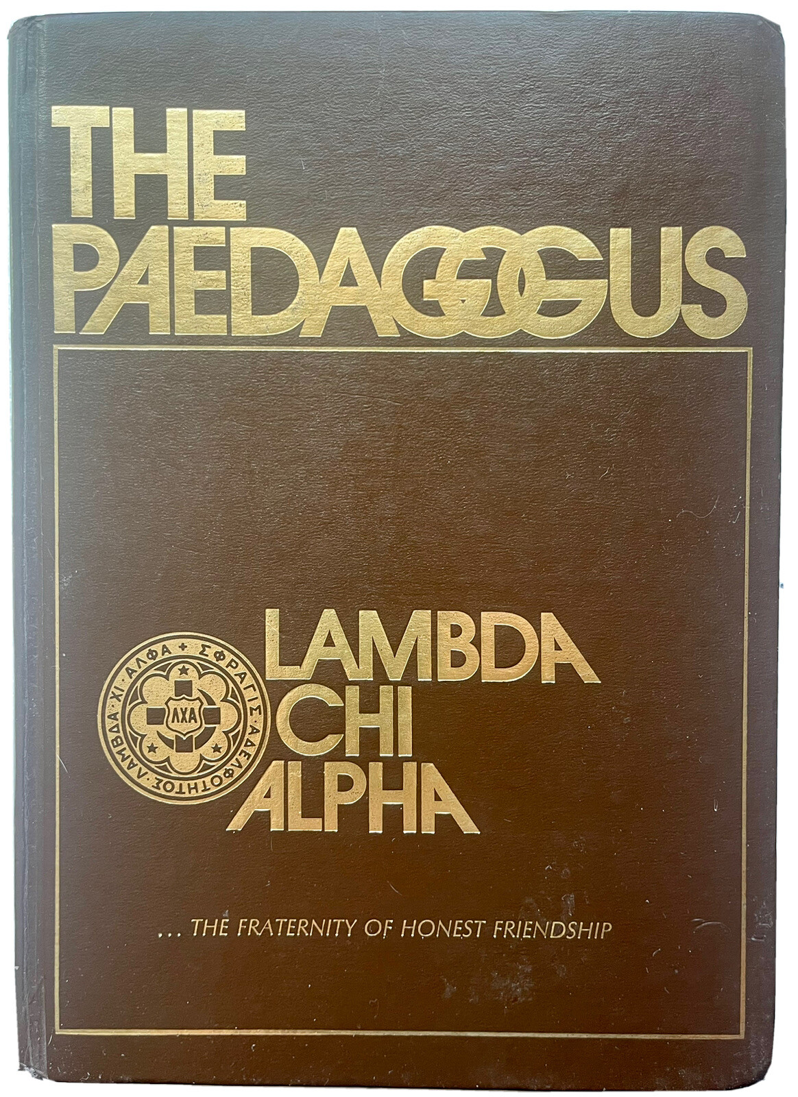 1978 THE PEDAGOGUS LAMBDA CHI ALPHA FRATERNITY HANDBOOK BOOK 158 PAGES VINTAGE