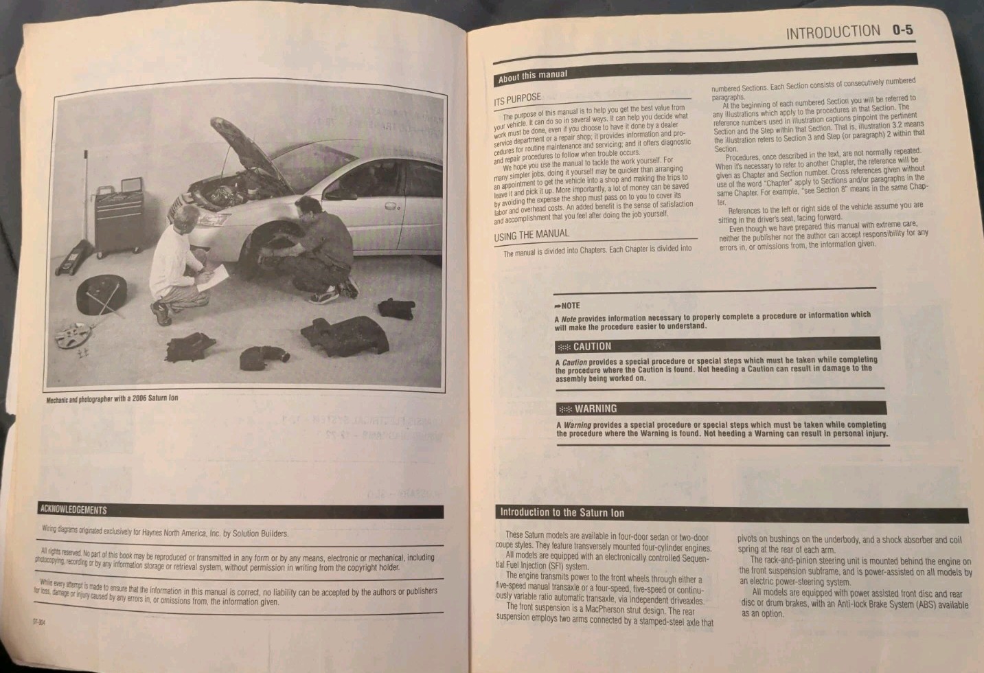 Chilton’s Saturn Ion 2003-07 Repair Manual, Chilton Automotive Books, Jay Storer