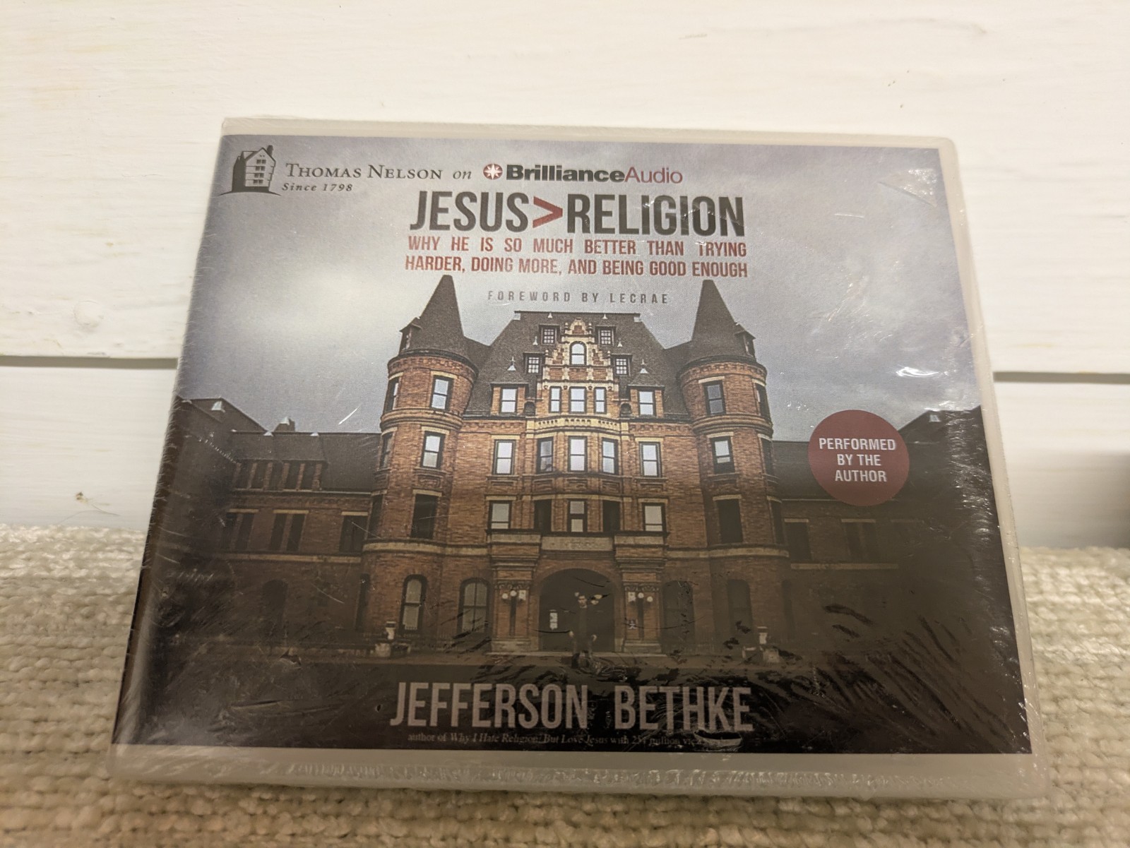 Jesus Religion : Why He Is So Much Better Than Trying Harder, Doing More, and