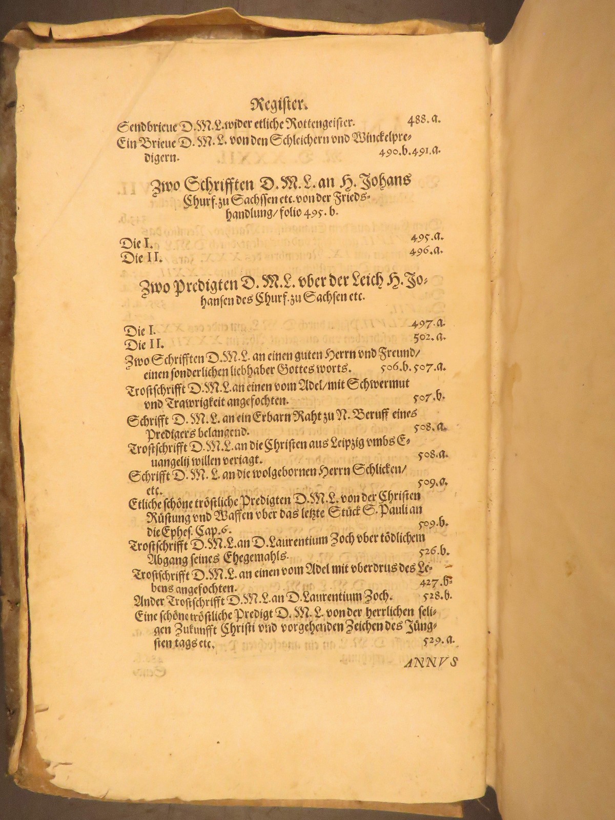 1575 – Works of Martin Luther | Protestant Reformation Bible Commentary | Folio