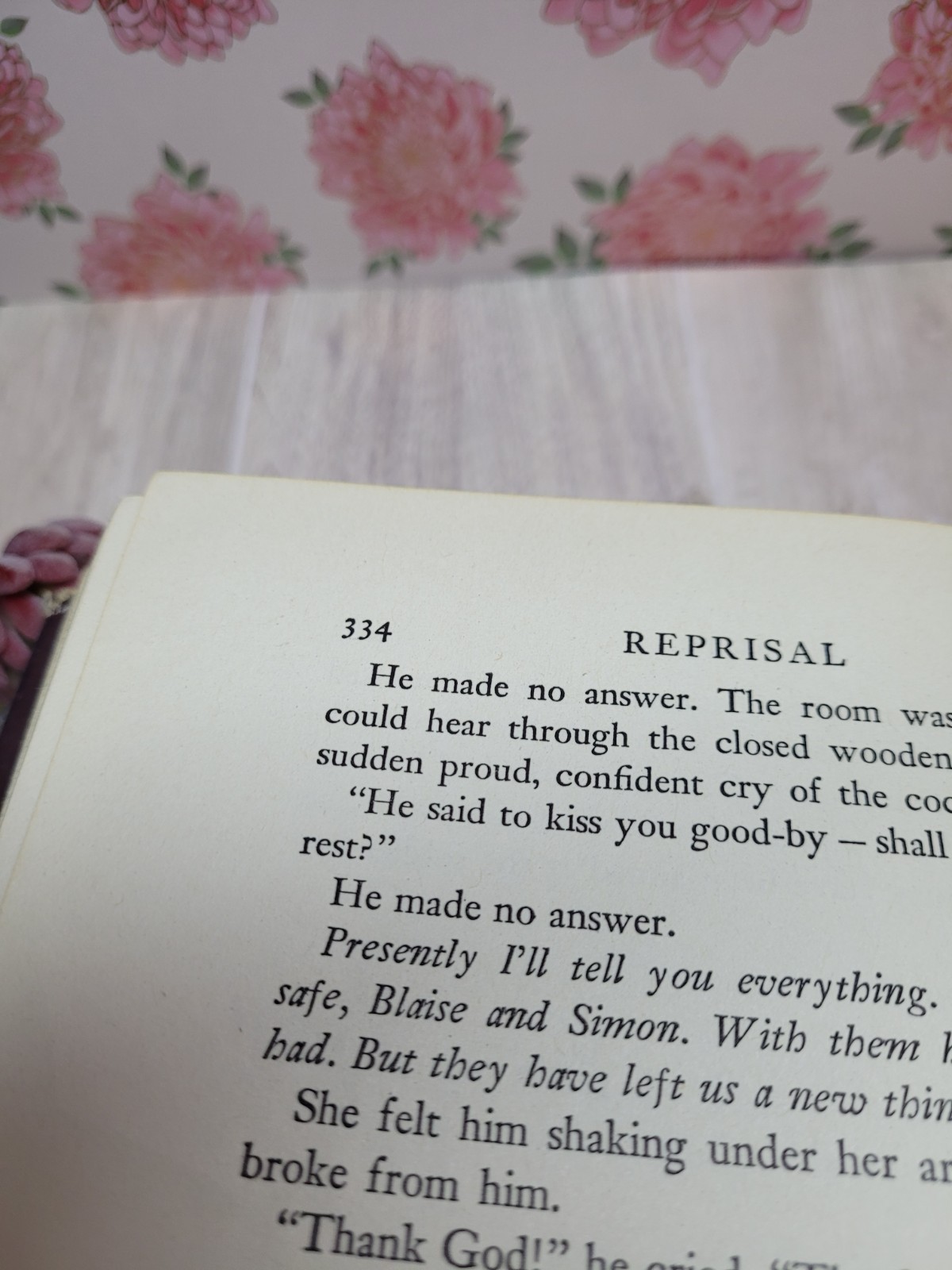 1942 Reprisal Ethel Vance Little Brown HC w/ Dust Jacket WWII Novel