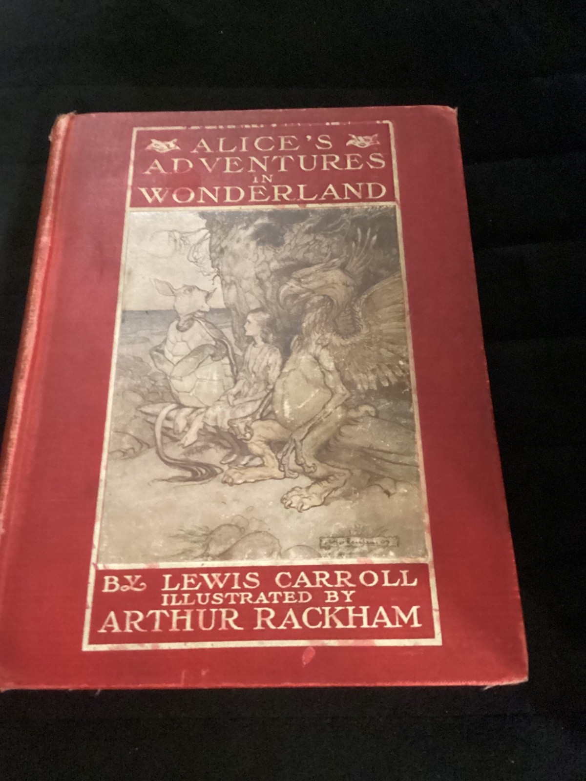 Alice’s Adventures in Wonderland Lewis Carroll Rackham Heinemann 1926 FLAWS