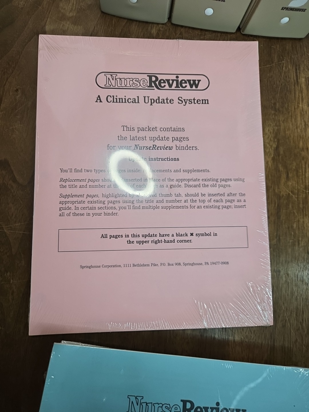 Nurse Review, Clinical Update System – Volumes 1, 2 & 3 in 3-Ring Binders
