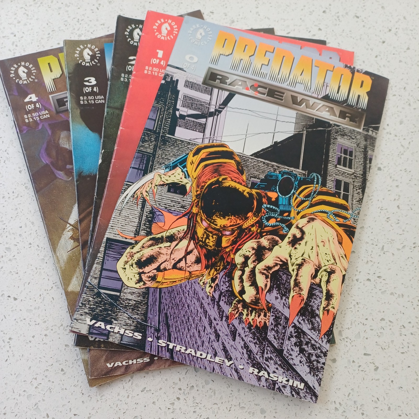 PREDATOR RACE WAR #0,1,2,3,4,5 Complete Set DARK HORSE COMICS 1993 Vachss