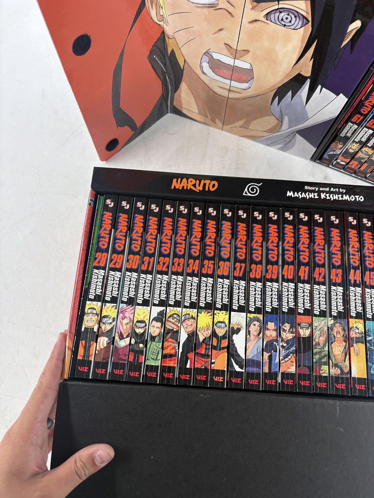 Naruto Masashi Kishimoto Manga Box Set 28-72 English VIZ Anime Shonen Jump