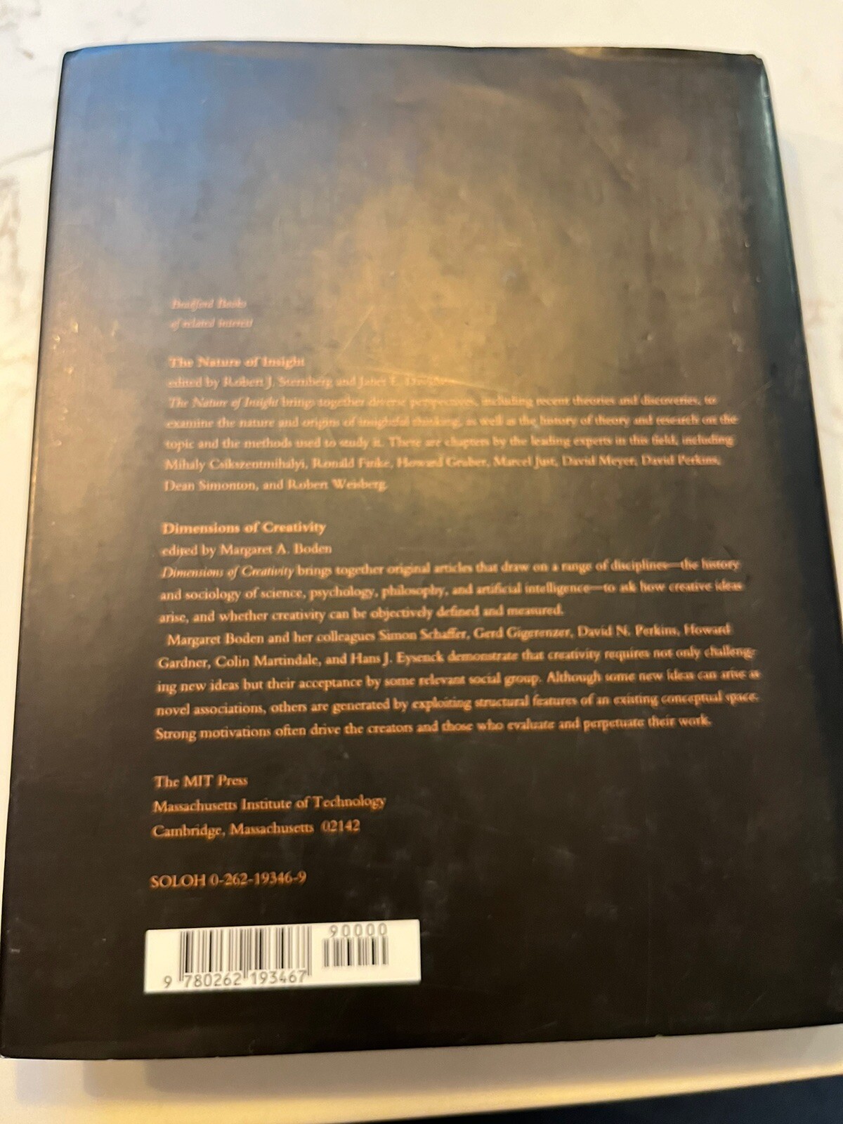 COGNITION & THE VISUAL ARTS MIT PRESS By Robert L. Solso HC DJ Mint