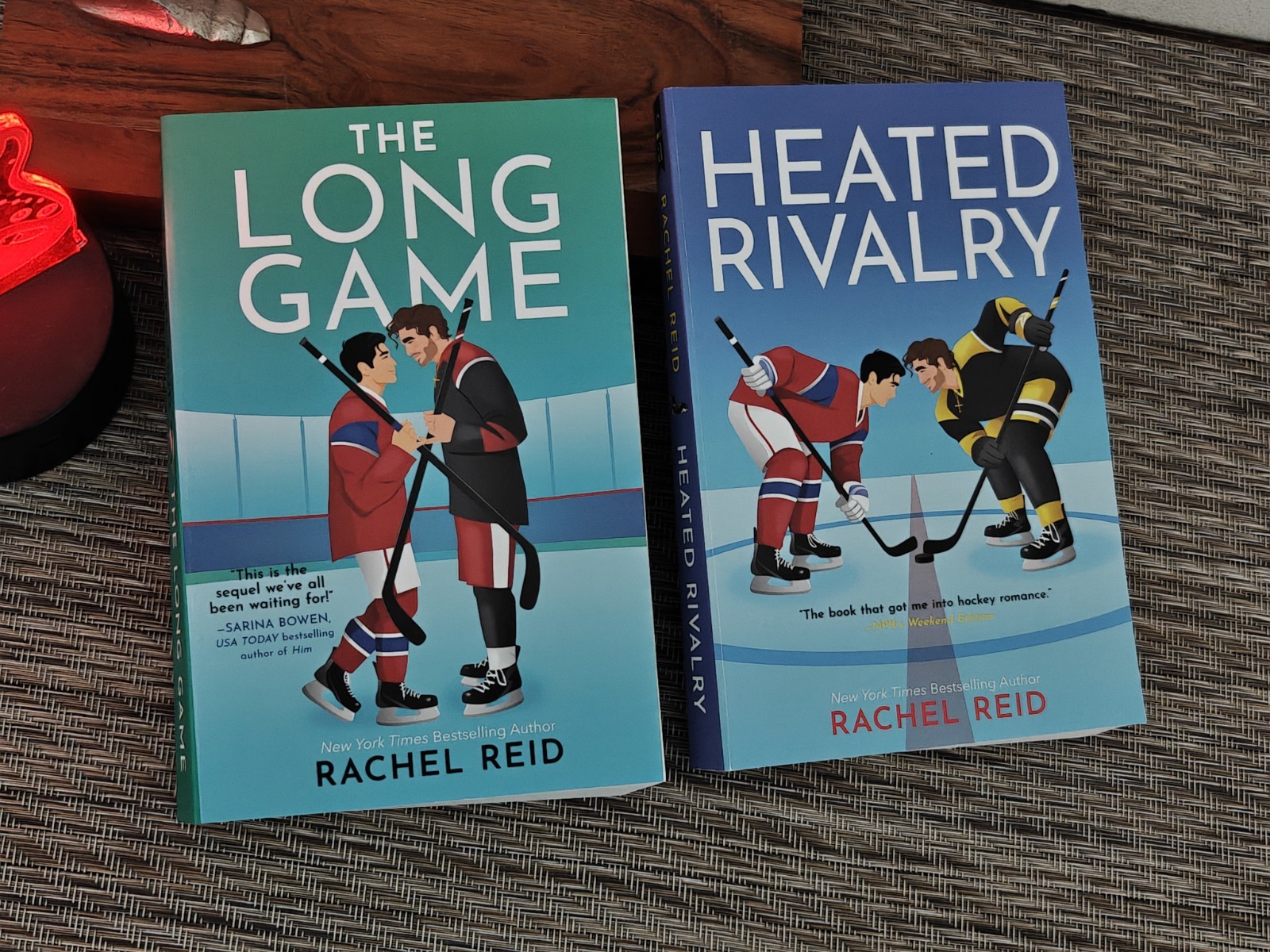 Heated Rivalry/The Long Game Signed Rachel Reid