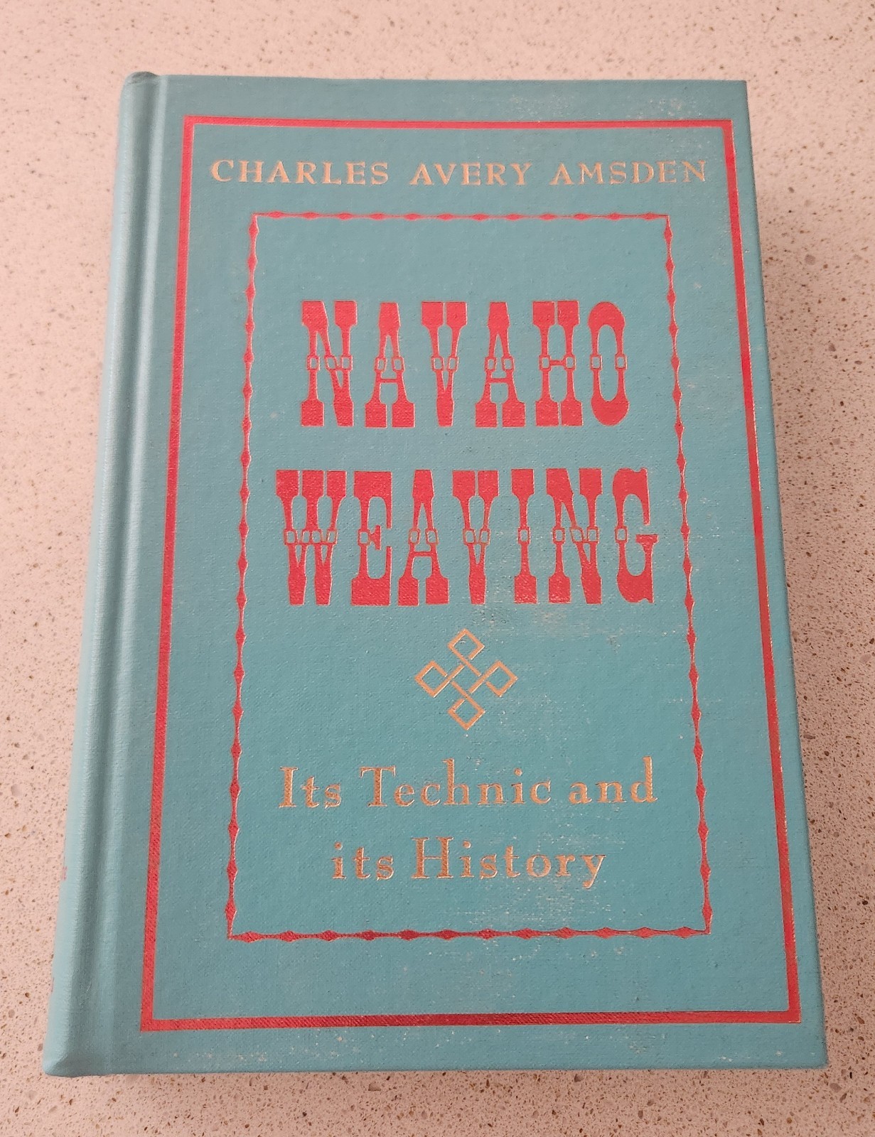 Navaho Weaving: Its Technic and History Amsden, 1982, Native American Indian Art