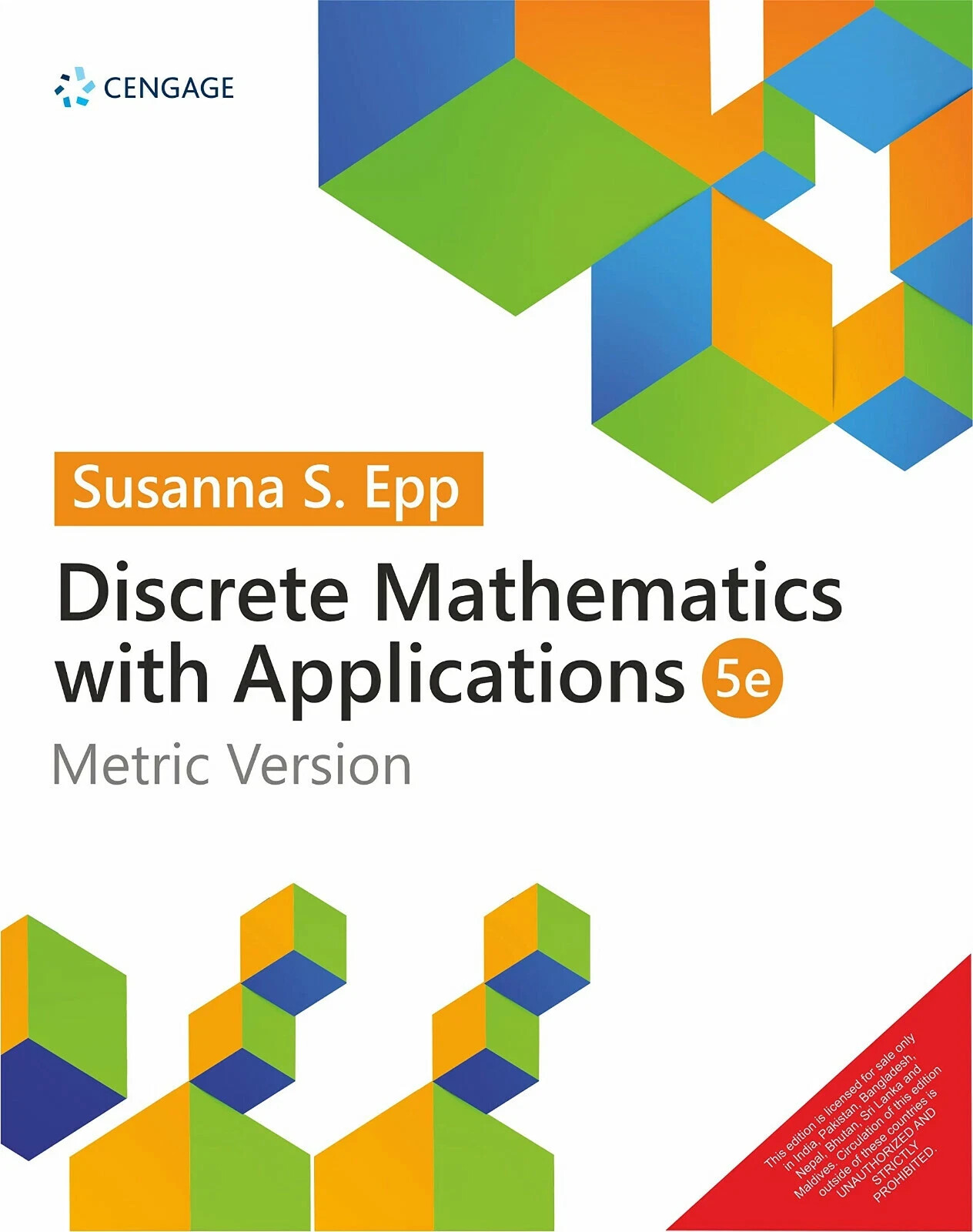 Discrete Mathematics with Applications by Susanna 5th INTL ed 9789355731029