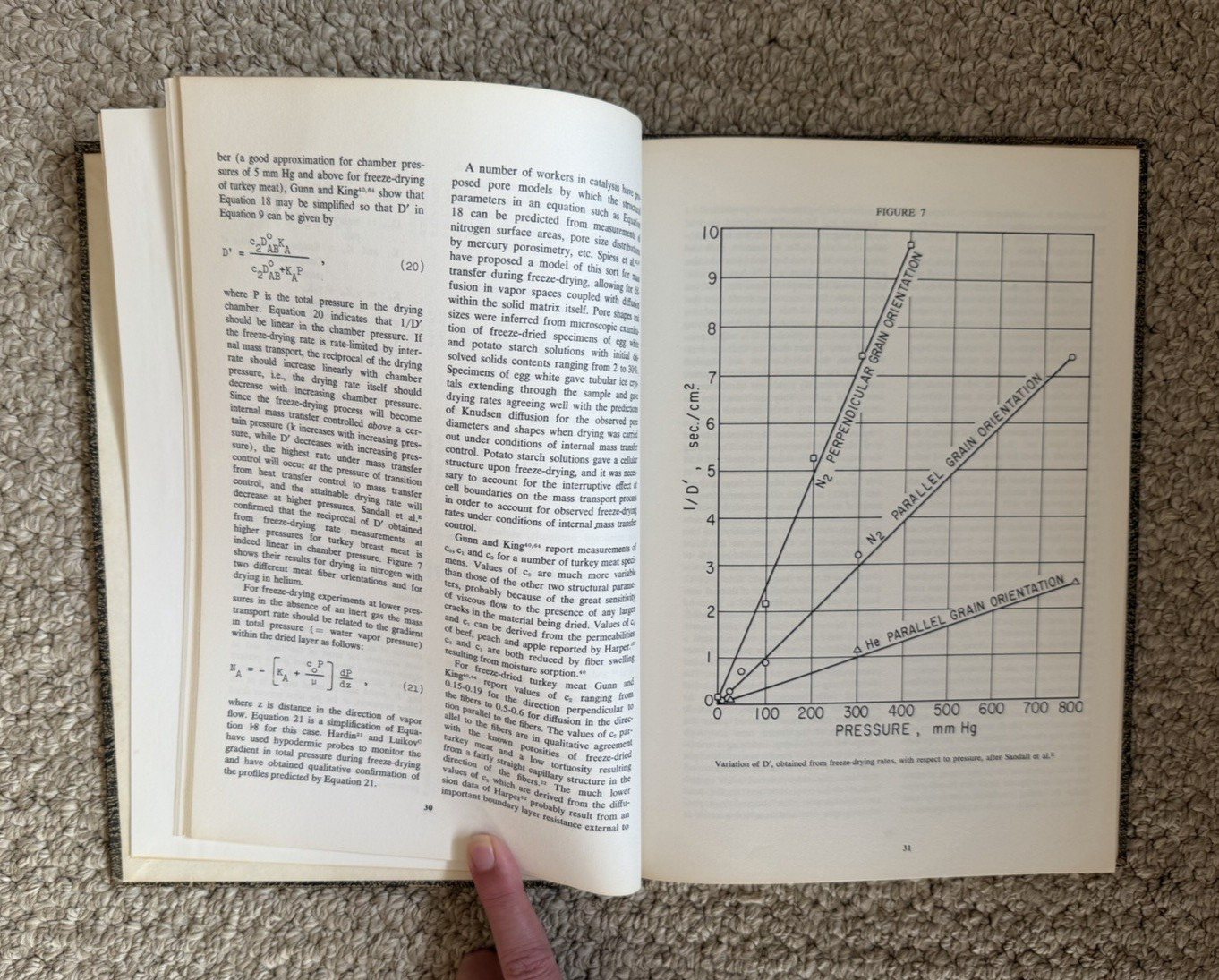 CRC FREEZE – DRYING OF FOODS By C. Judson King, 1971 (CRC Monoscience Meries)