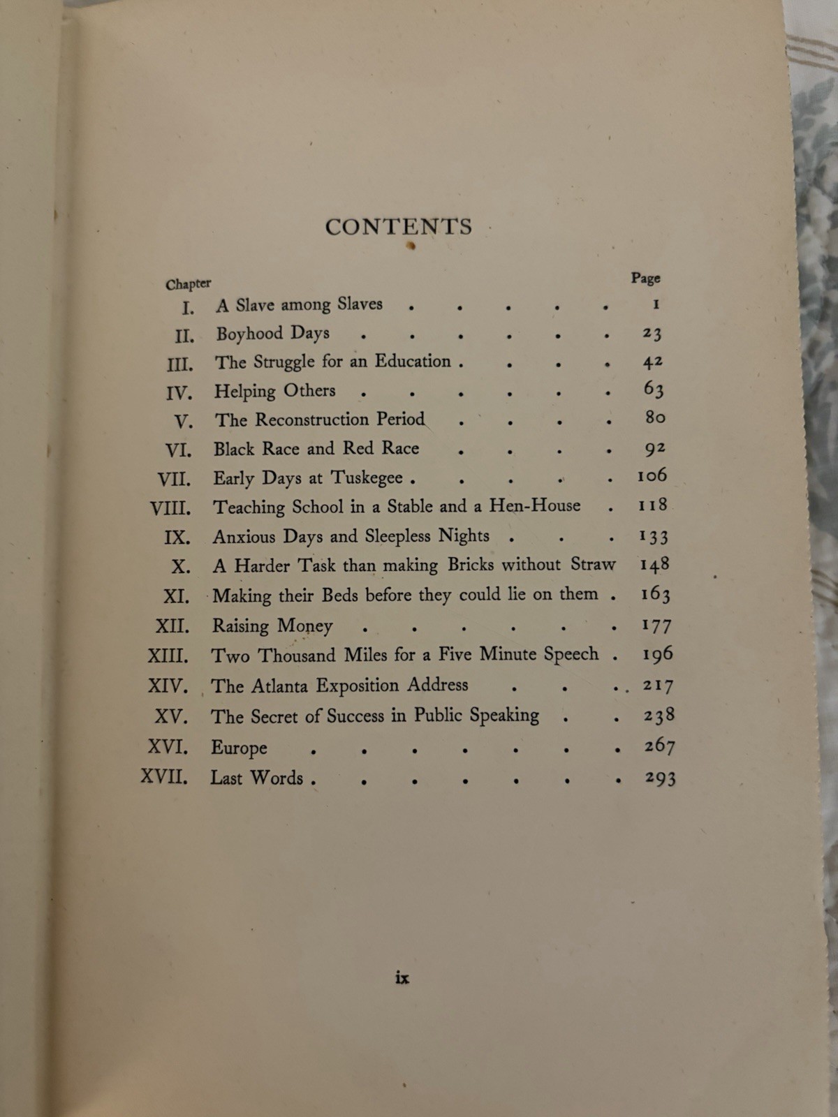 Up From Slavery:An Autobiography. By Booker T. Washington **First Edition 1903