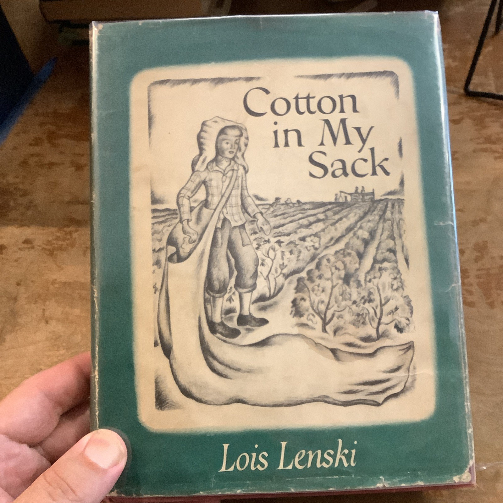 Lois Lenski First Edition Cotton In My Sack Hardcover Dust Jacket 1949 Children