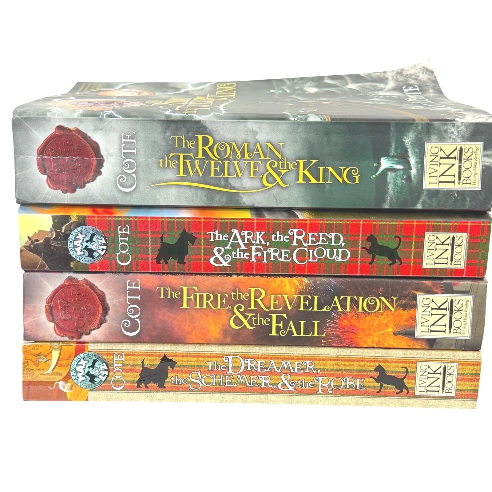 Jenny L. Cote Epic Order of the Seven Book Set of 4 Fantasy Adventure Series