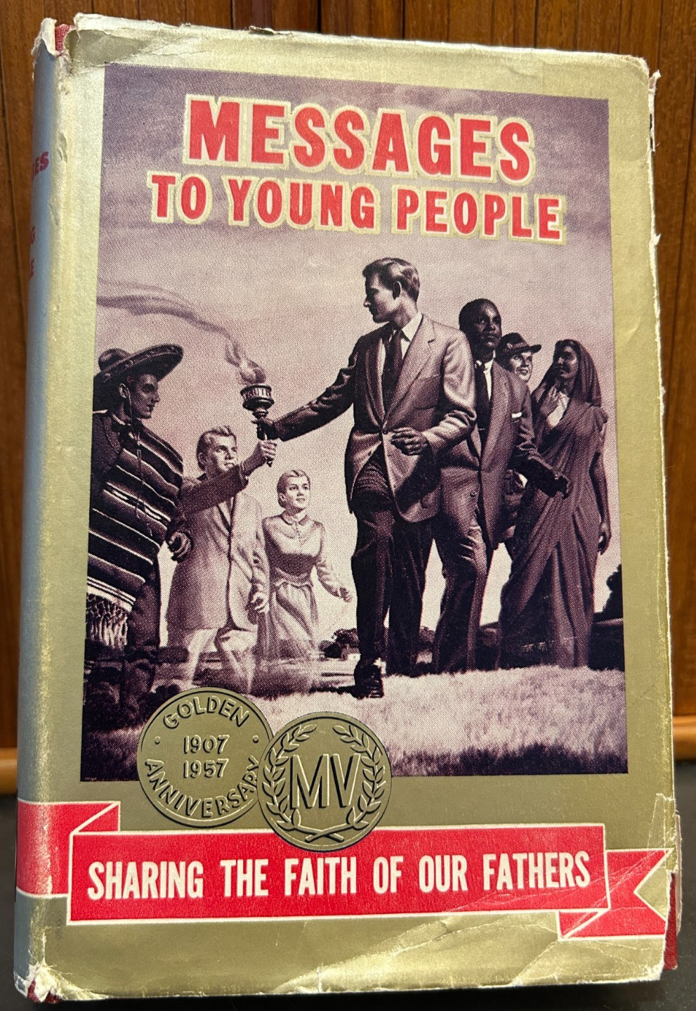 “Messages To Young People”, Ellen White, 1907-1957 Golden Anniversary MV cover
