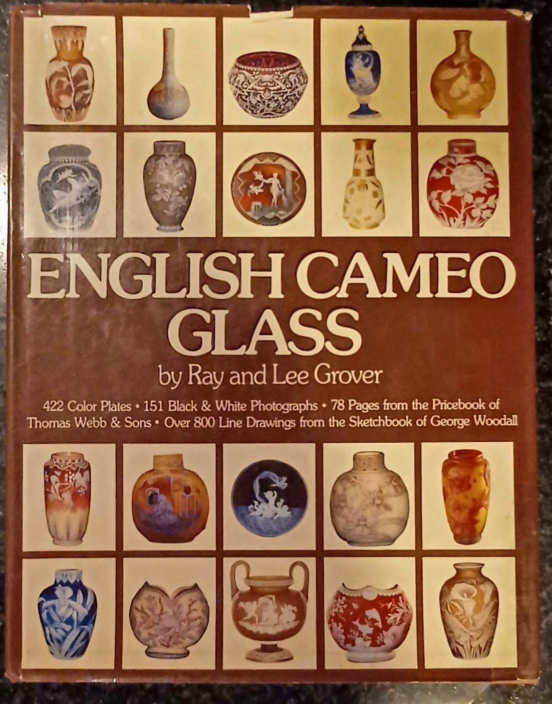English Cameo Glass By Ray & Lee Grover 482 Pages