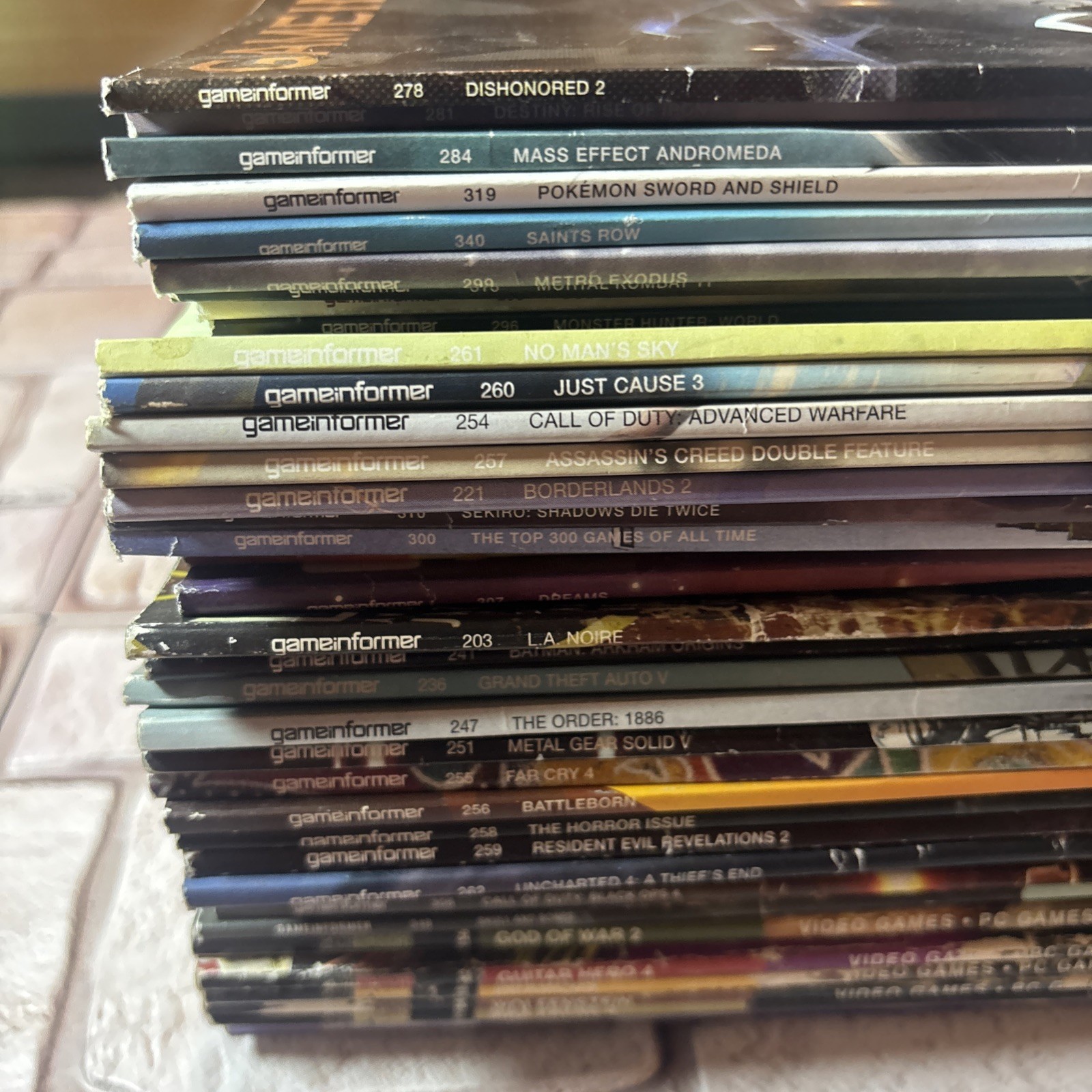 Game informer Magazine Lot Of 54 156-340