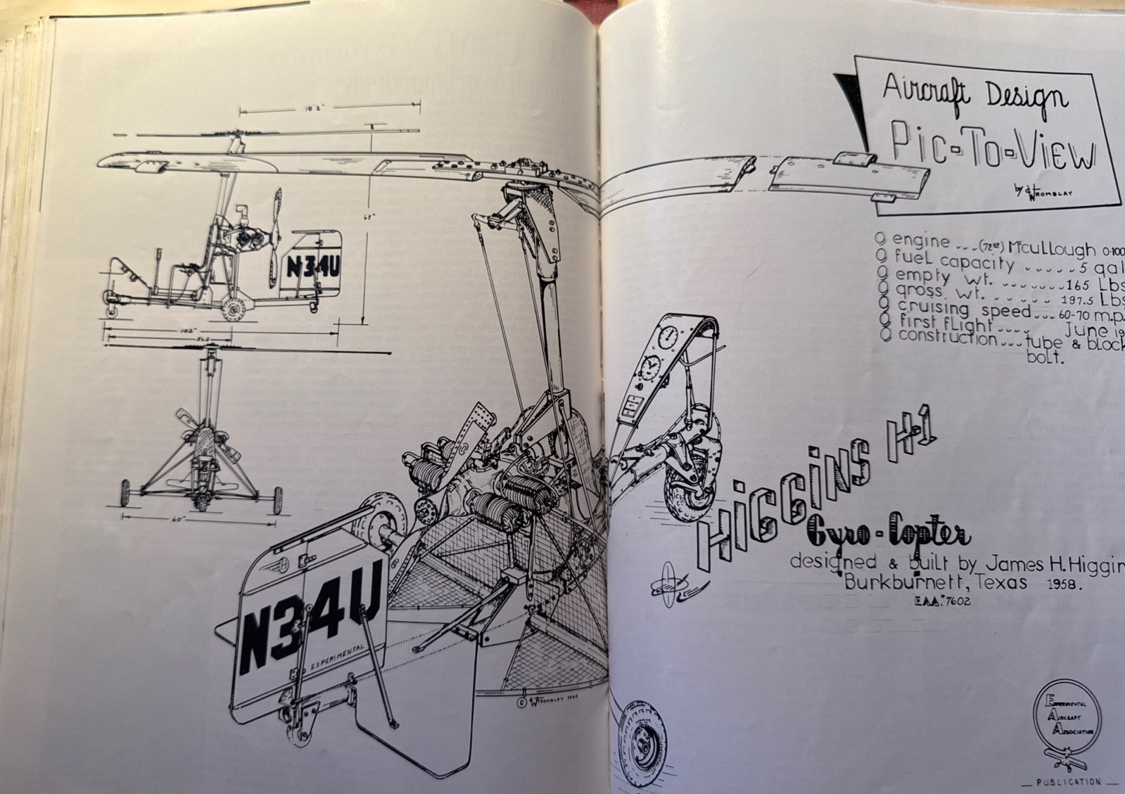 SPORTS AVIATION And EXPERIMENTOR Magazines, Bound Book Full/Partial 1955-1960