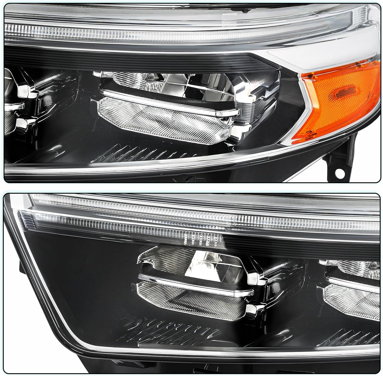 LED Headlight Assembly Set for 2020 2021 2022 2023 2024 Ford Explorer Xlt/Limite