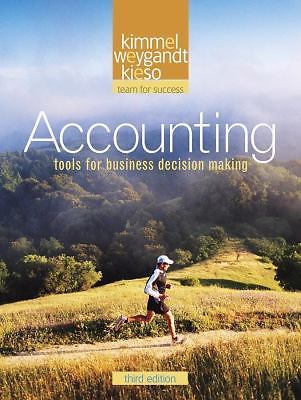 Accounting by Paul D. Kimmel; Jerry J. Weygandt; Donald E. Kieso