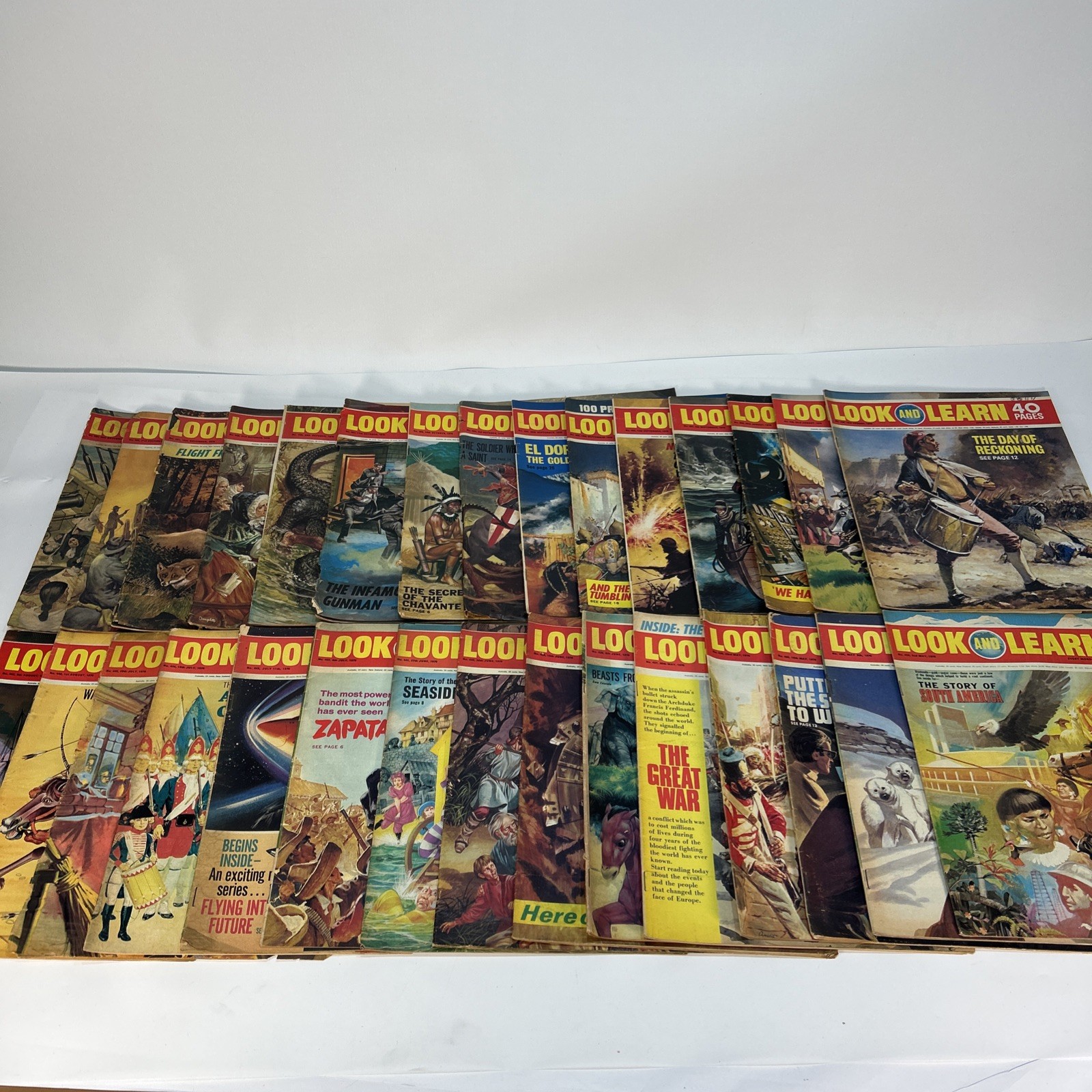 Look And Learn Magazines 1960s 70s 433 – 463 X30 Booklets 40 Pages