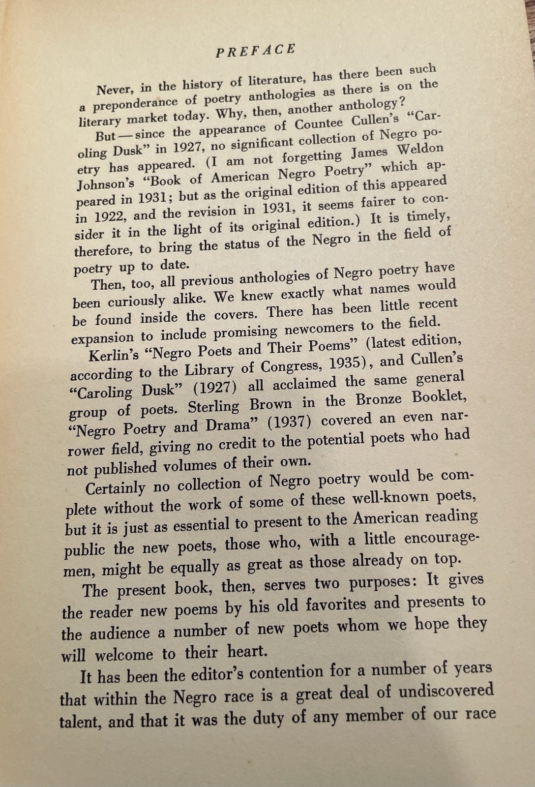 Negro Voices edited Beatrice Murphy RARE 1938 Pre-Civil Rights Poetry Anthology