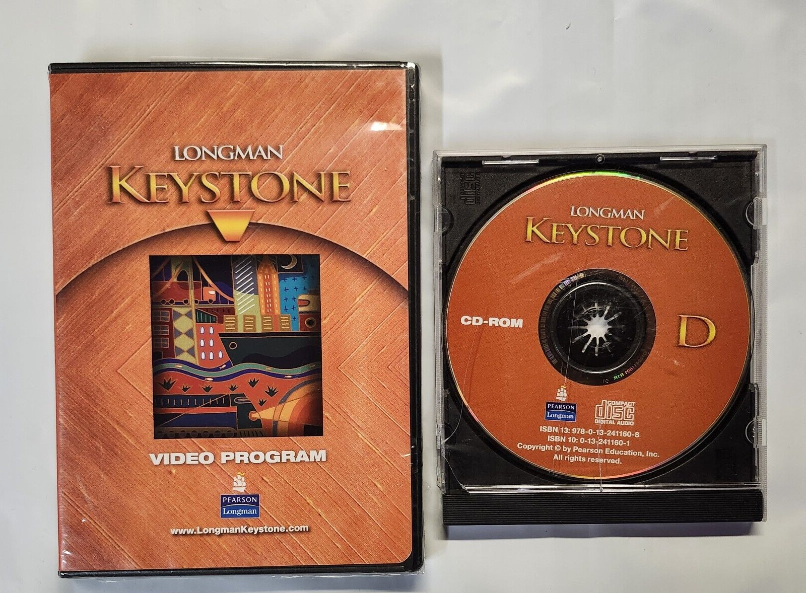 Longman KEYSTONE Level D Set of 2 CD-ROM + Video Program DVD / Pearson