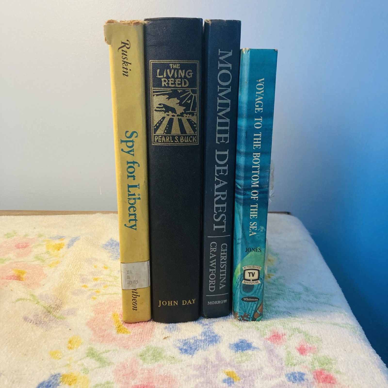 Lot of 4 Vintage Books 1960s Decorative Stack Old Collectible Hardcovers