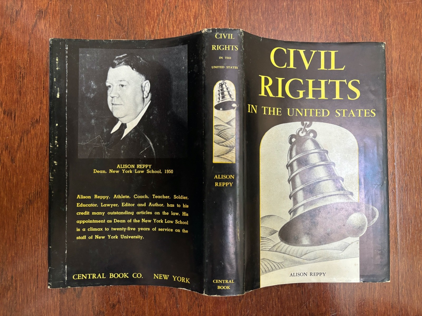 CIVIL RIGHTS IN THE UNITED STATES by ALISON REPPY – HBDJ 1951 1st ED w/SC UNREAD