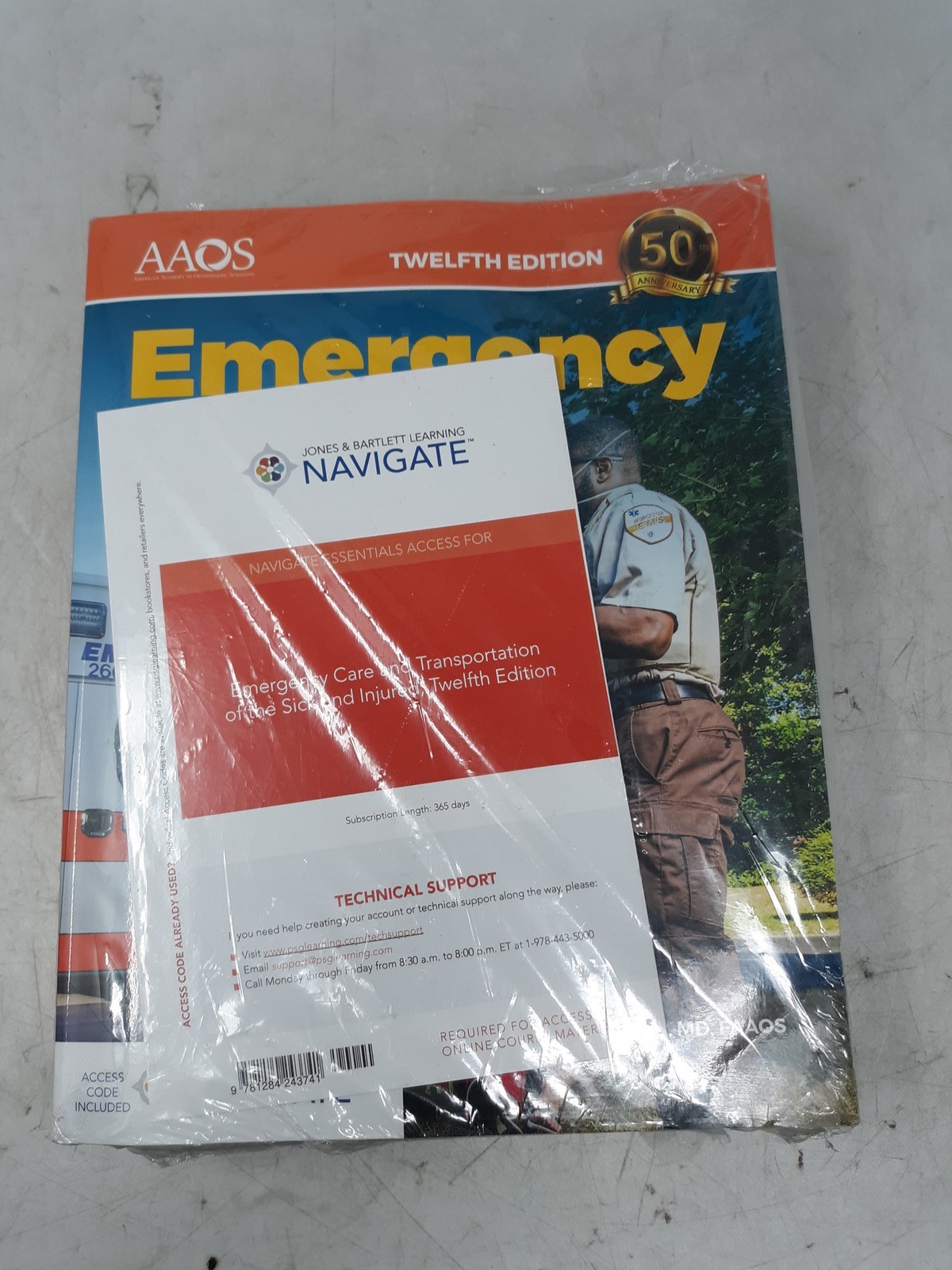 AAOS Emergency Care Transportation Sick Injured Twelfth Edition Navigate Access
