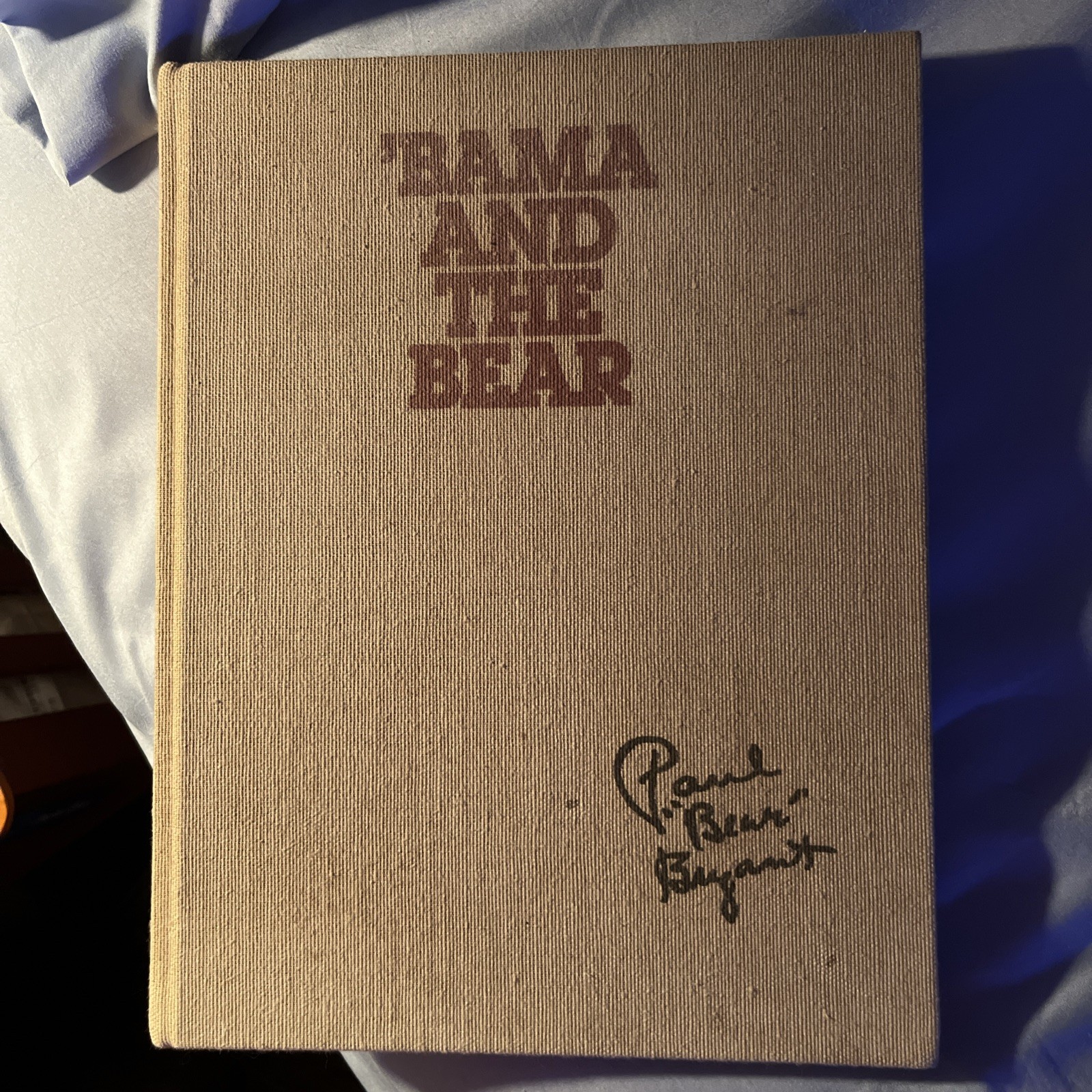 ‘BAMA AND THE BEAR hardback book numbered #2912