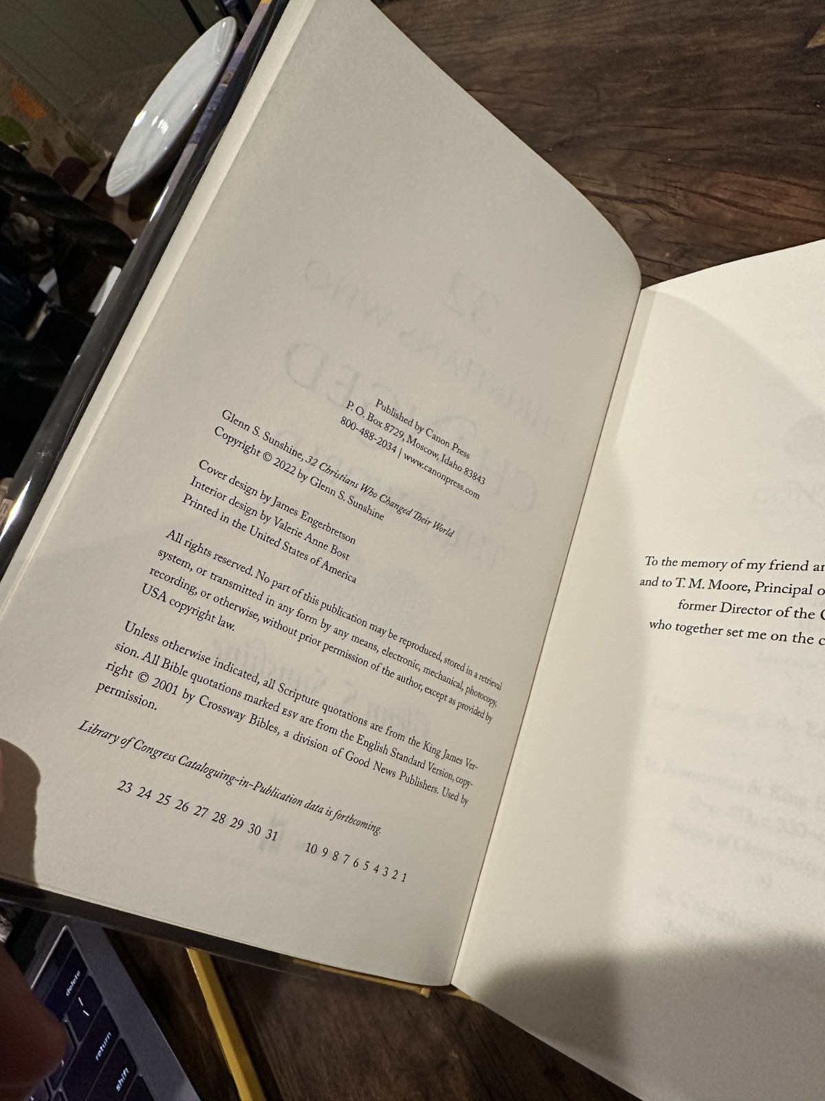 32 Christians Who Changed Their World by Glenn Sunshine: Like New Canon Press
