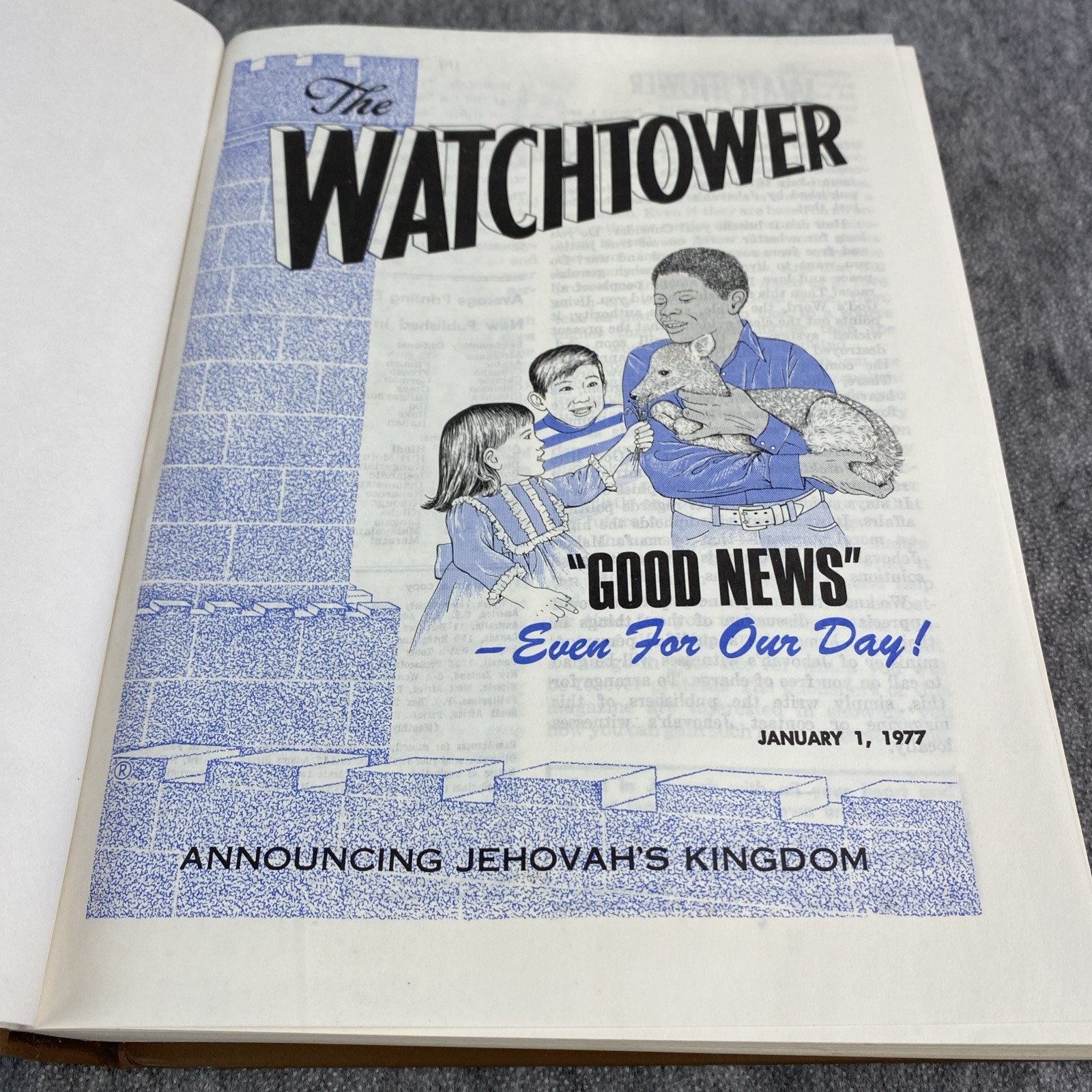 THE WATCHTOWER Faux Leather Bound – All Volumes From 1977 – Jehovah’s Witness ✅