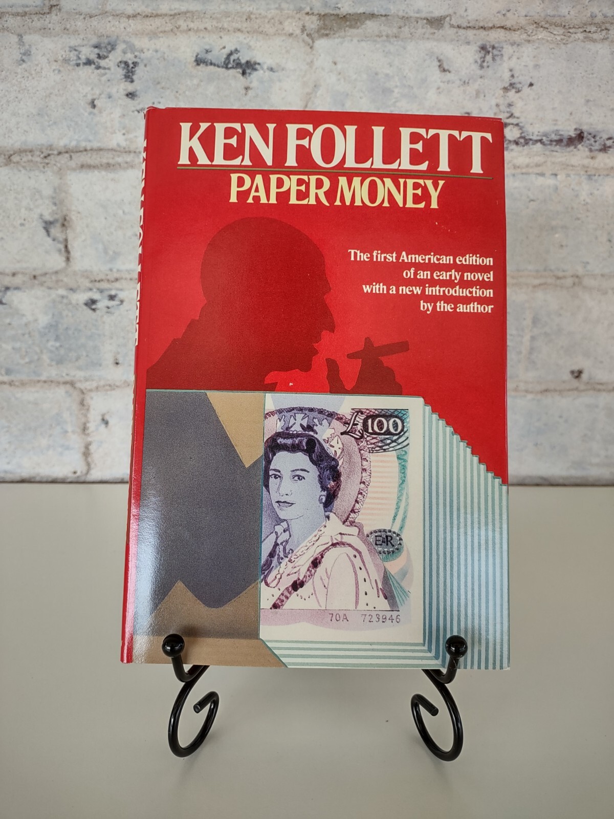 PAPER MONEY: Ken Follett 1977 First American BCE HC/DJ Vintage Suspense
