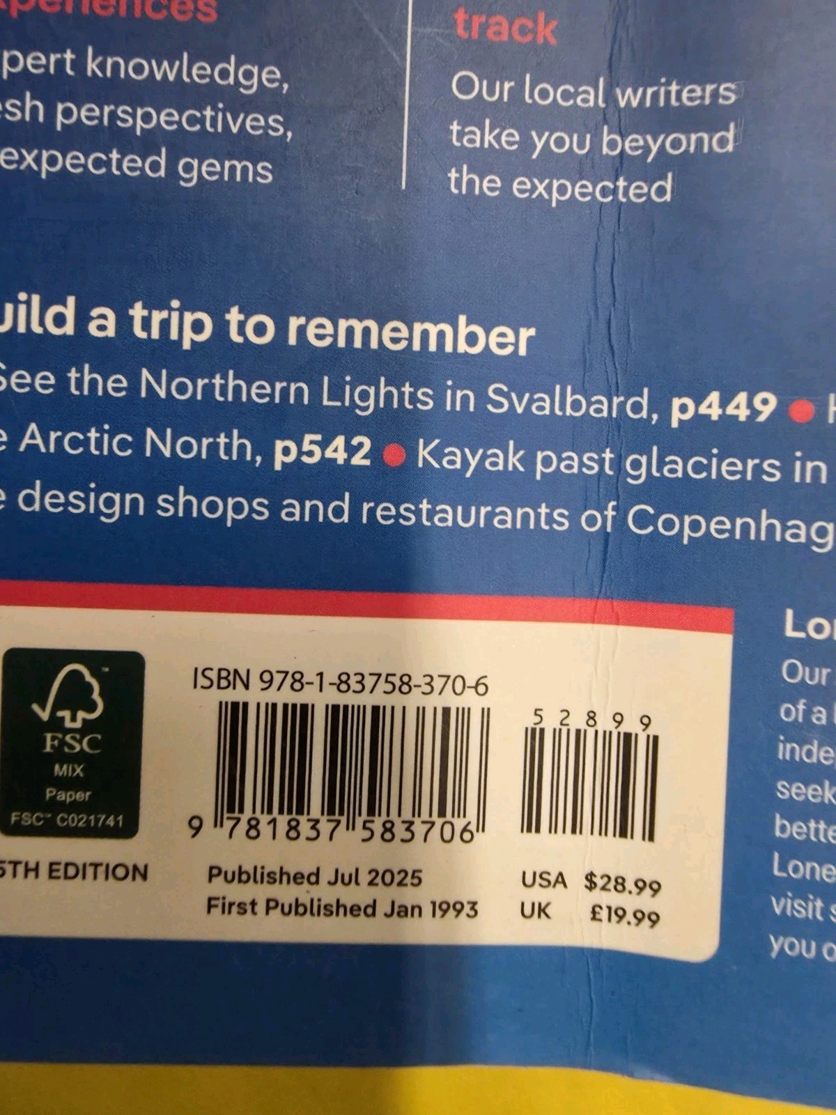 Lonely Planet Scandinavia by Lonely Planet Paperback