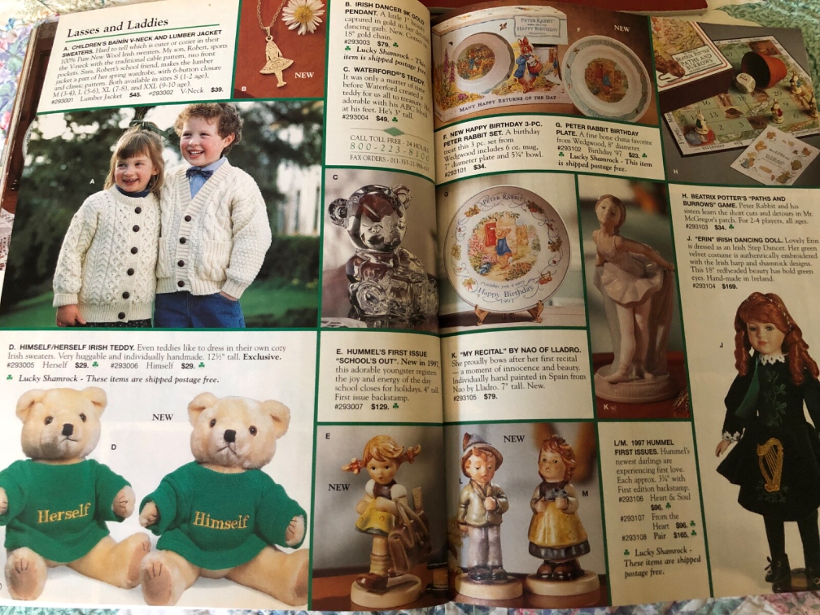 Vintage Catalog Cashs of Ireland 56 pages illustrated 2007