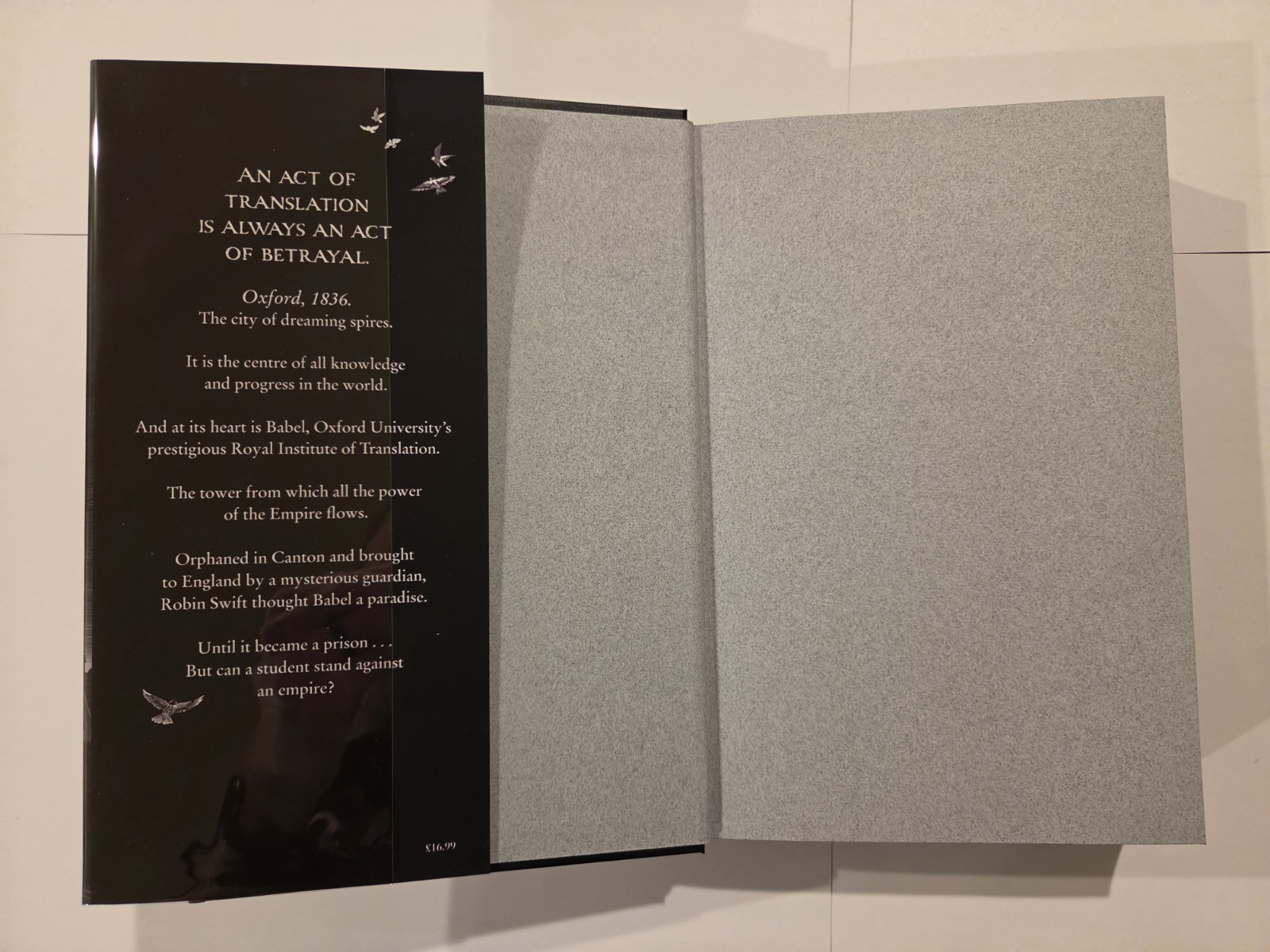 R. F. Kuang: Babel: Waterstones exclusive 1st Signed Edition. Sprayed Black