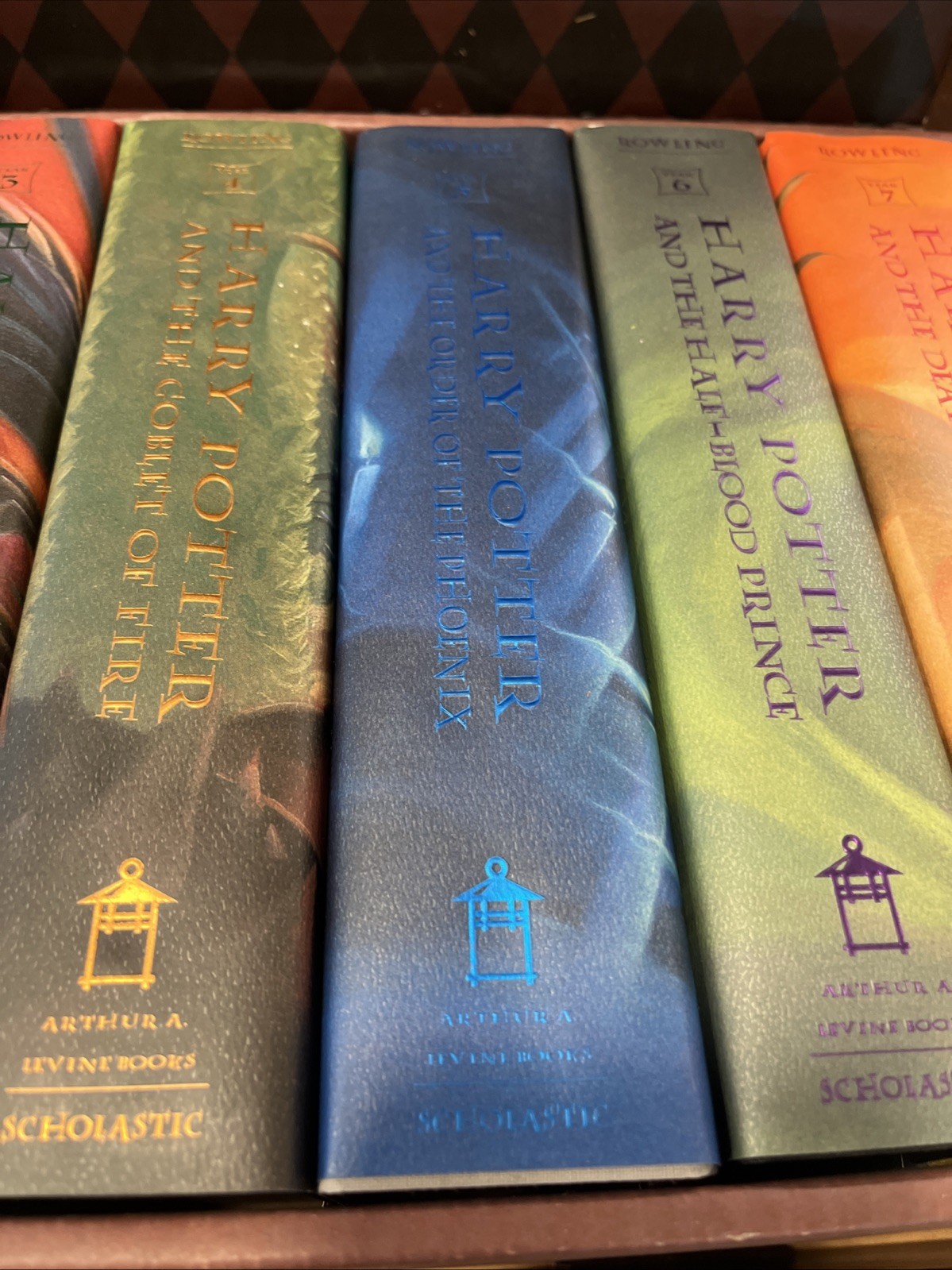 Limited Edition Harry Potter Trunk Box Set Books 1-7 1st Edition Hardcover