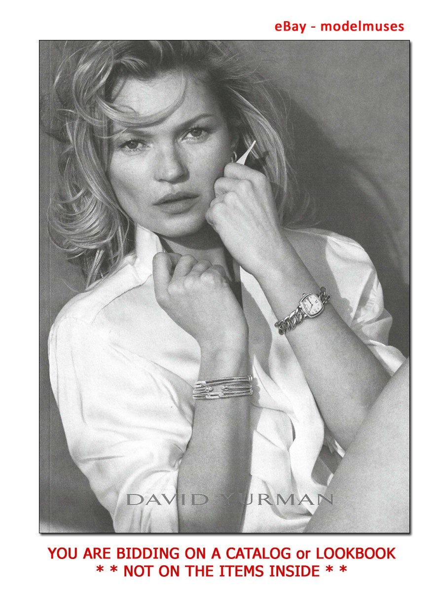 DAVID YURMAN Luxury Jewelry Softcover CATALOG 2015 KATE MOSS – 38 Pages