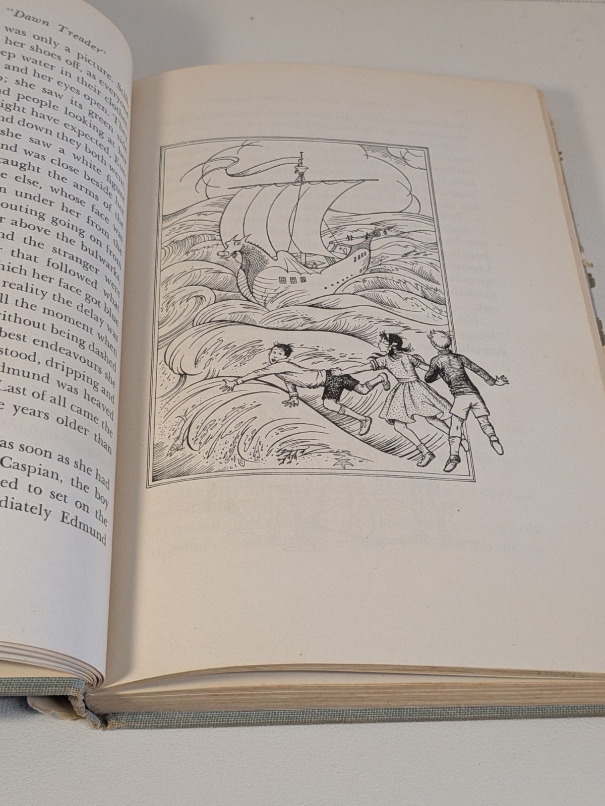 The Voyage of the Dawn Treader 1952 TRUE First US ed 1st print C.S. Lewis HCDJ