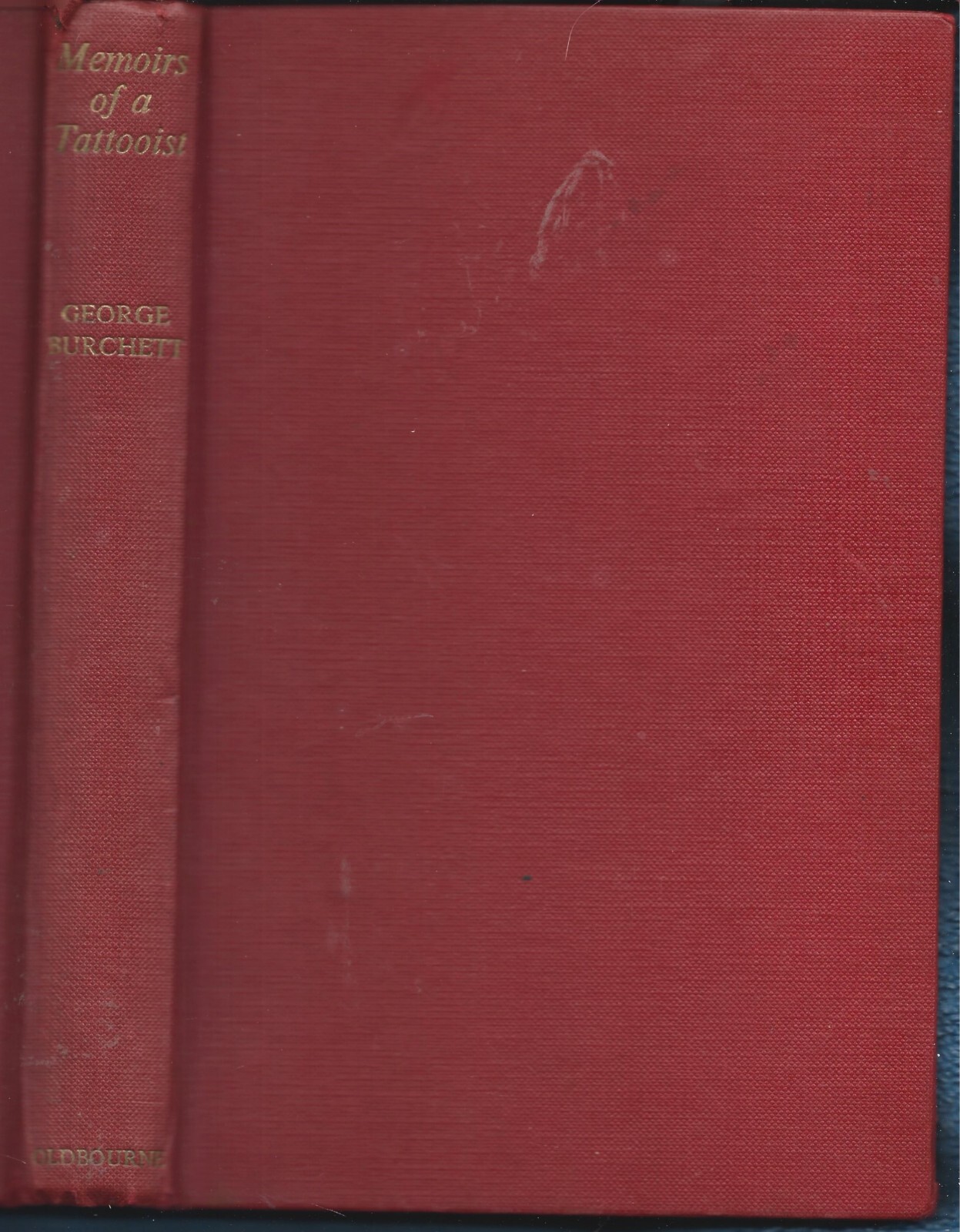 Memoirs of a Tattooist HB-George Burchett-1958-222 pages-Oldbourne-London