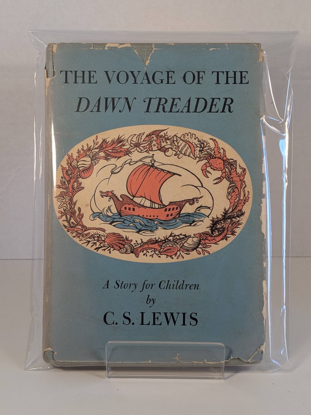 The Voyage of the Dawn Treader 1952 TRUE First US ed 1st print C.S. Lewis HCDJ
