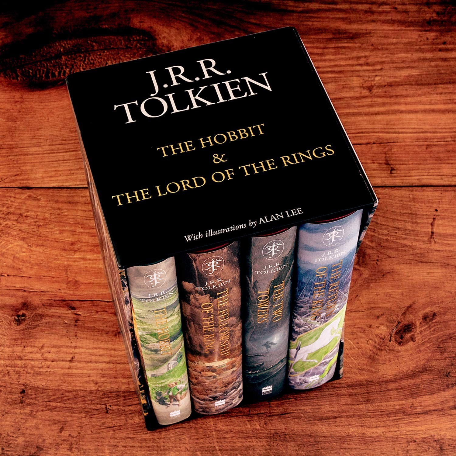 The Hobbit & The Lord of the Rings Boxed Set Illustrated edition Hardcover NEW