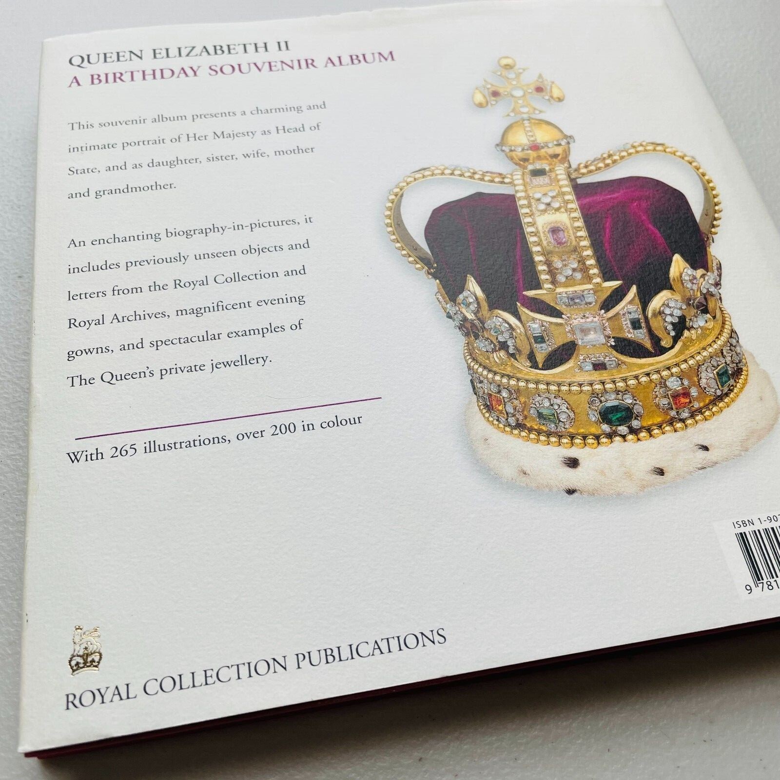 Queen Elizabeth II Birthday Souvenir Album Gilded Hardcover 2006