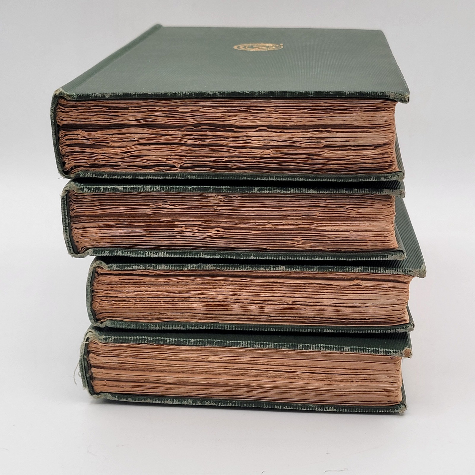 Robert Louis Stevenson 4 Vol Set Hardcover 1906 Scribners Green Cloth Good