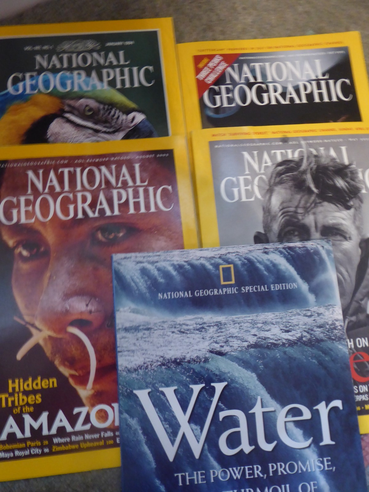 National Geographic magazine bundle x 41 1991-1993 complete plus