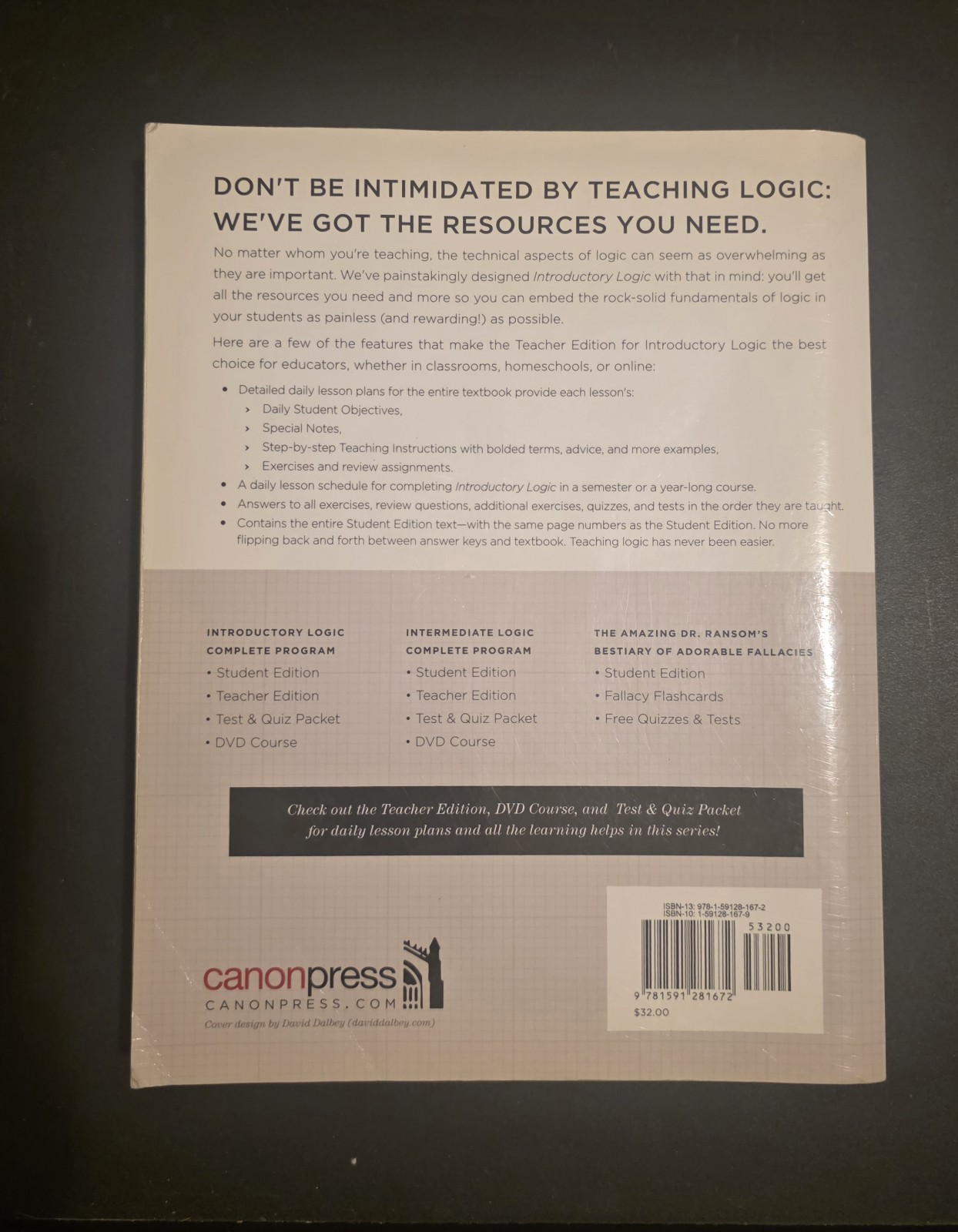 Canon Press Introductory Logic Thinking Well Teacher’s 5th Edition