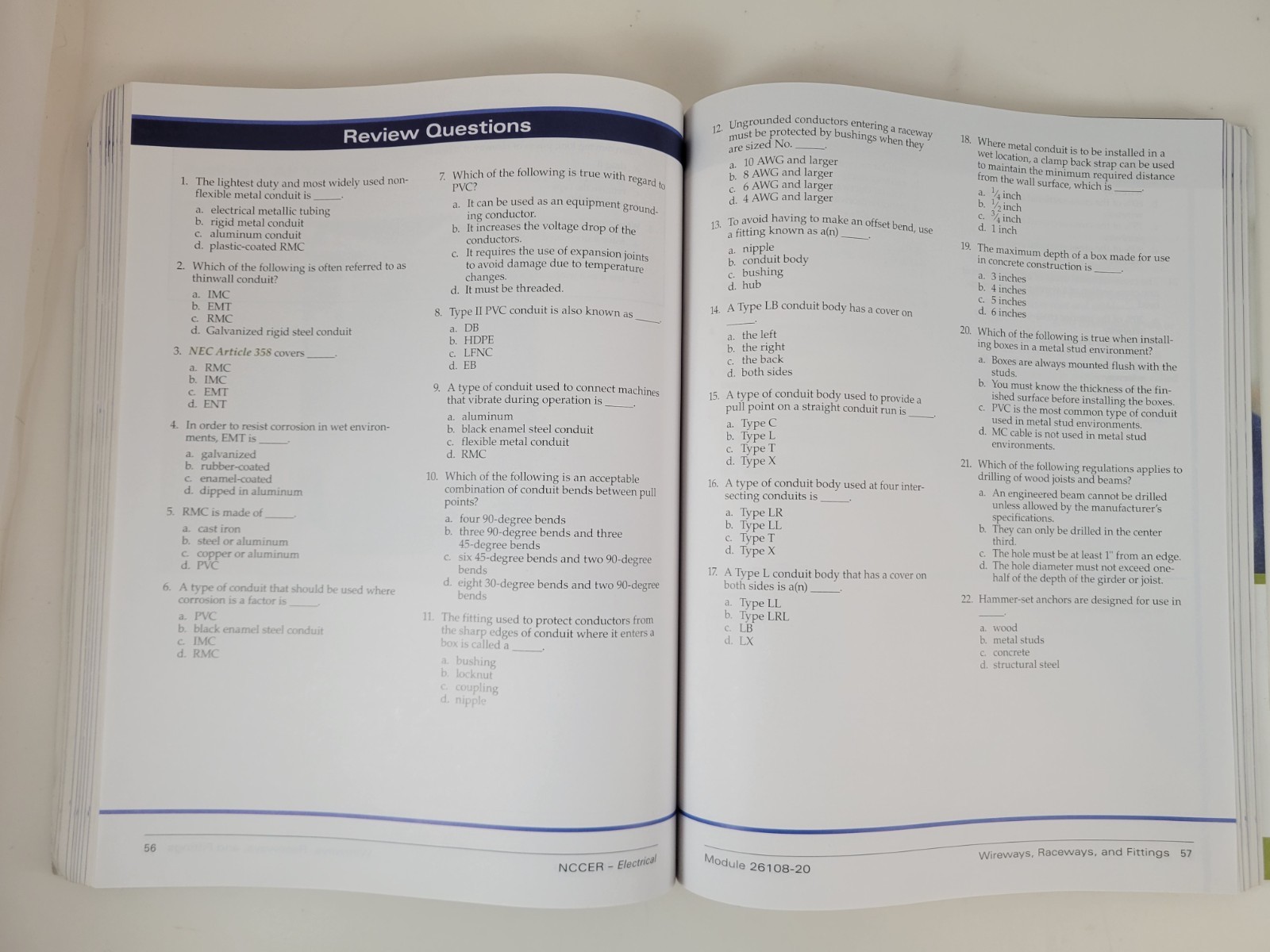 Electrical, Level 1 by NCCER Trade Paperback 2020 NEC – USED