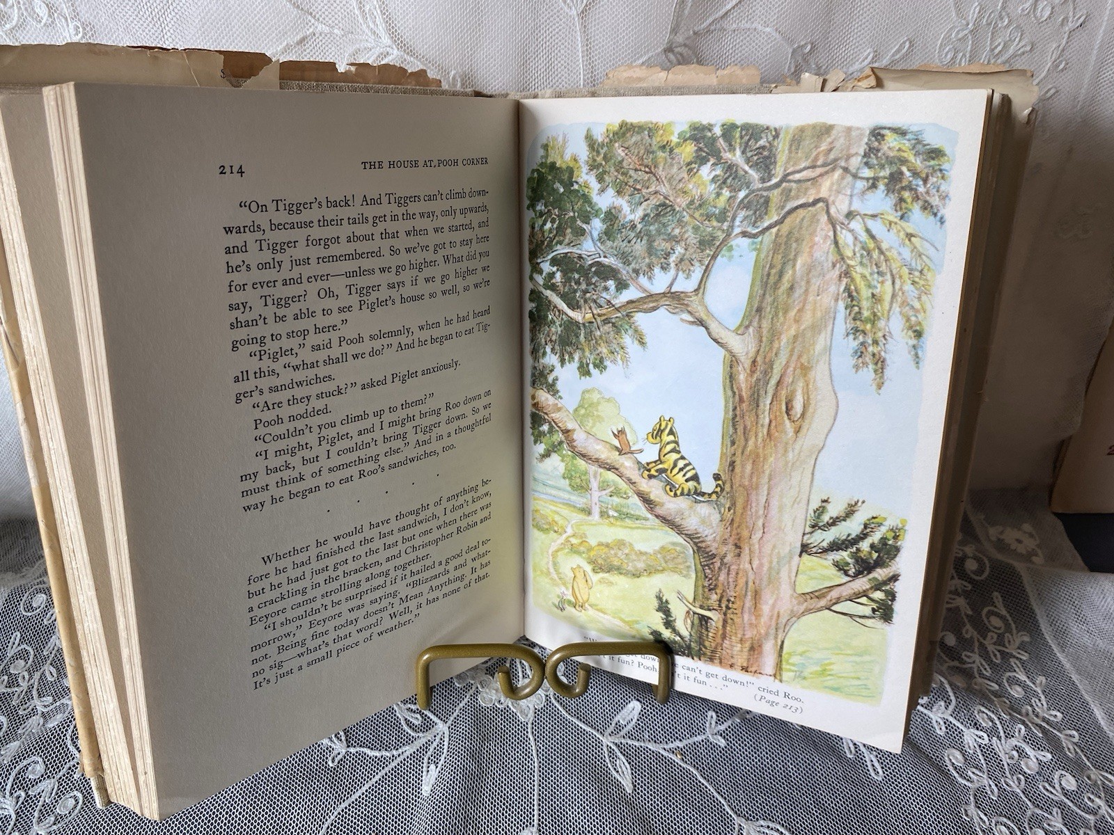 The World of Pooh A.A. Milne 1957 Color Illustrated E.H. Shepard w/ Dust Jacket