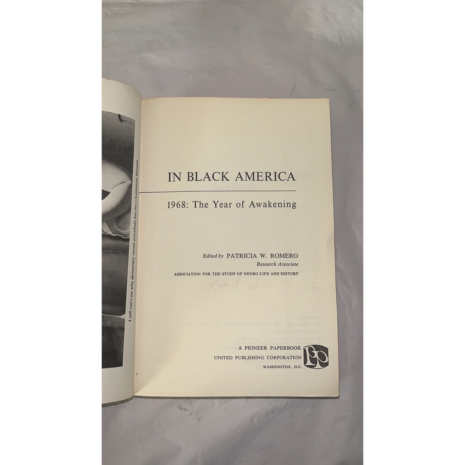 In Black America 1968 The Year of Awakening 1969 Civil Rights Book
